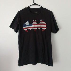 American Flag DC Batman Bat Comic Superhero Shirt